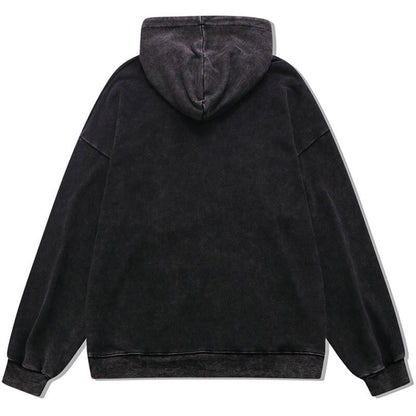 "Exhausted" Unisex Men Women Streetwear Graphic Hoodie Daulet Apparel