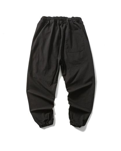 rainbowtouches 2022 tidal current new brand mens cargo pants harajuku fashion tie feet trousers loose safari style boy overalls unique cargo style 677