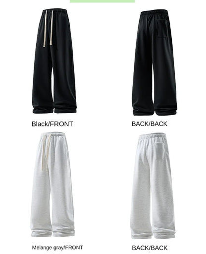 thin casual wide leg pants hang sense fashion handsome classic multi match durable fabric comfortable breathable casual pants unique default style 1324