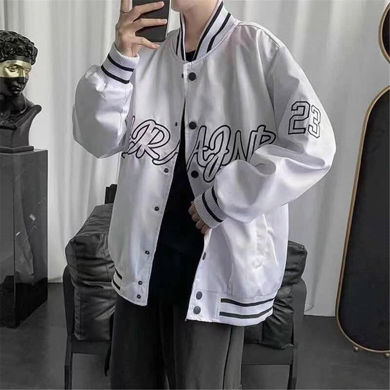 "Home Run" Unisex Men Women Streetwear Baseball Jacket Daulet Apparel