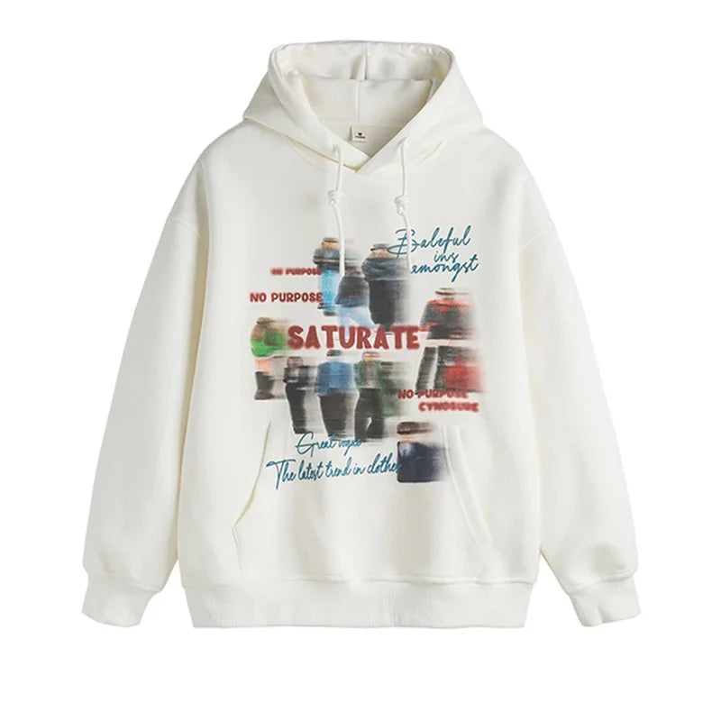 Skatercore Flame Bold Hoodie Layered Streetwear Staple