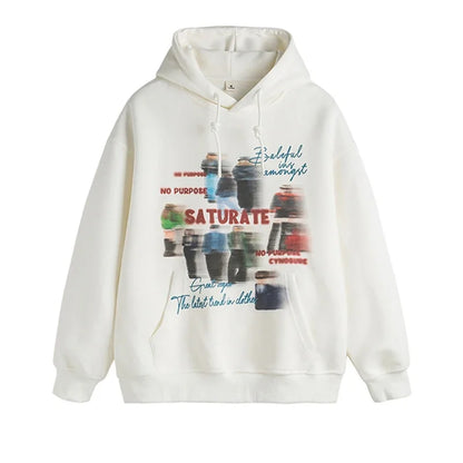 Skatercore Flame Bold Hoodie Layered Streetwear Staple