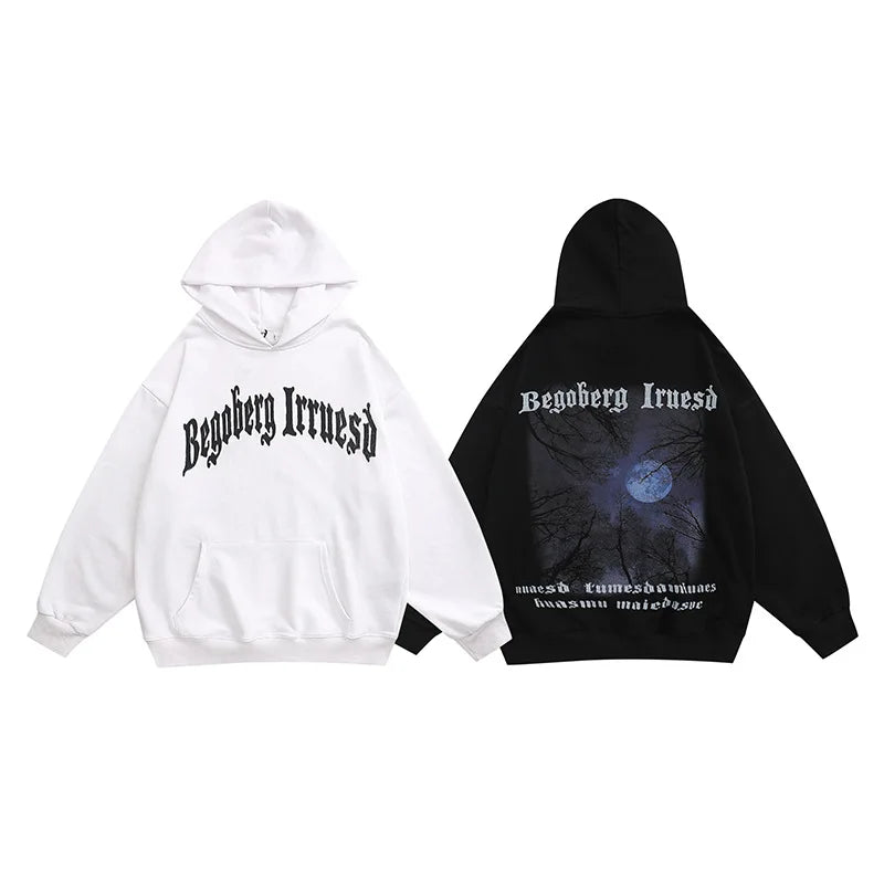 Rainbowtouches Hooded Men's Sweatshirts Fashion Design Printed Cotton Tidal Current Comfortable Occident Stylish Clothing Unisex Street King Limited