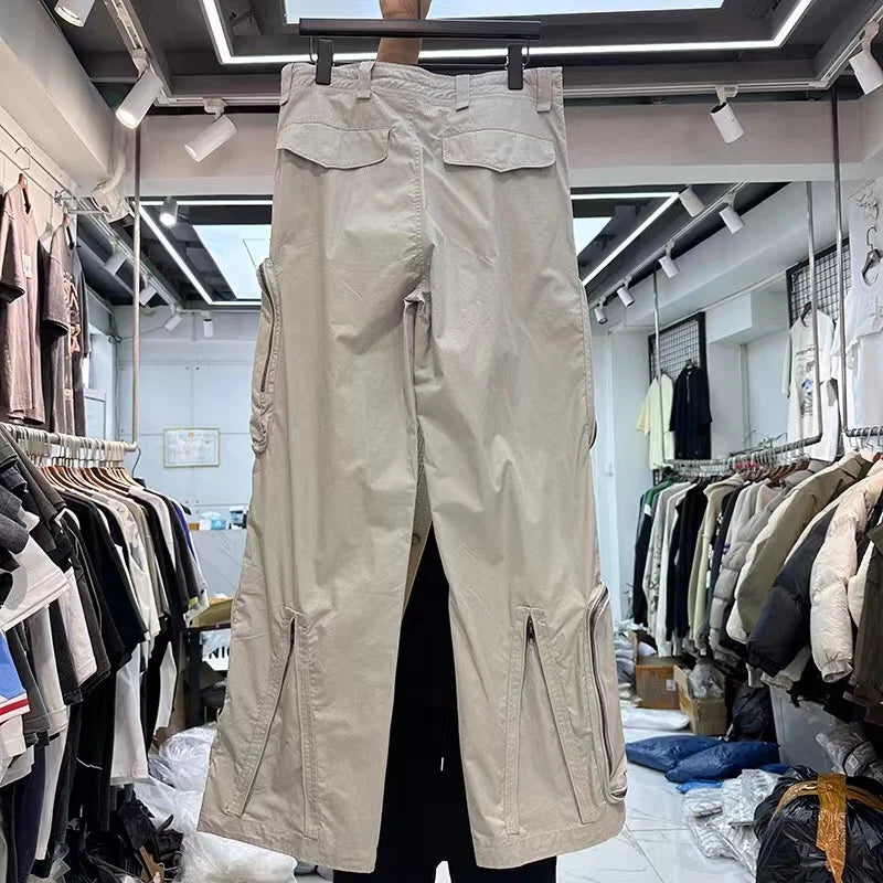 multi pocket workwear pants urban fashion pants