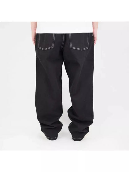 Polar Big Boy Baggy Jeans Y2K Golf Trap Wang Jeans for Mens Womens Streetwear Embroidery Pants Denim Simple Cargo Trousers Street King Limited