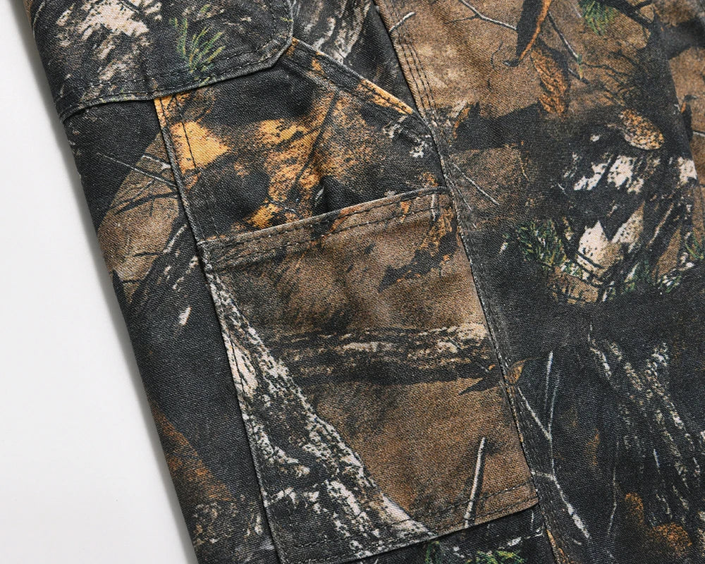 y2k streetwear vintage pantalones hombre trees camouflage jeans cargos for men patchwork straight baggy casual denim trousers 1 unique cargo style 4626