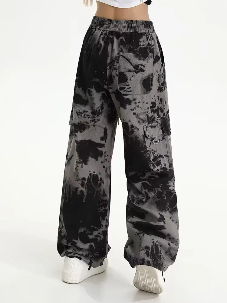 Y2K American Retro Sweatpants Design Stripes Loose Hip-hop Casual Versatile Trousers Casual Sports Style Pants man Sweatpant Street King Limited