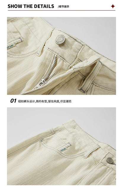 men classic fashion vintage loose casual plus size 28 42 ankle length white soft denim jeans pant cityboy harem jeans trousers unique jeans style 1985