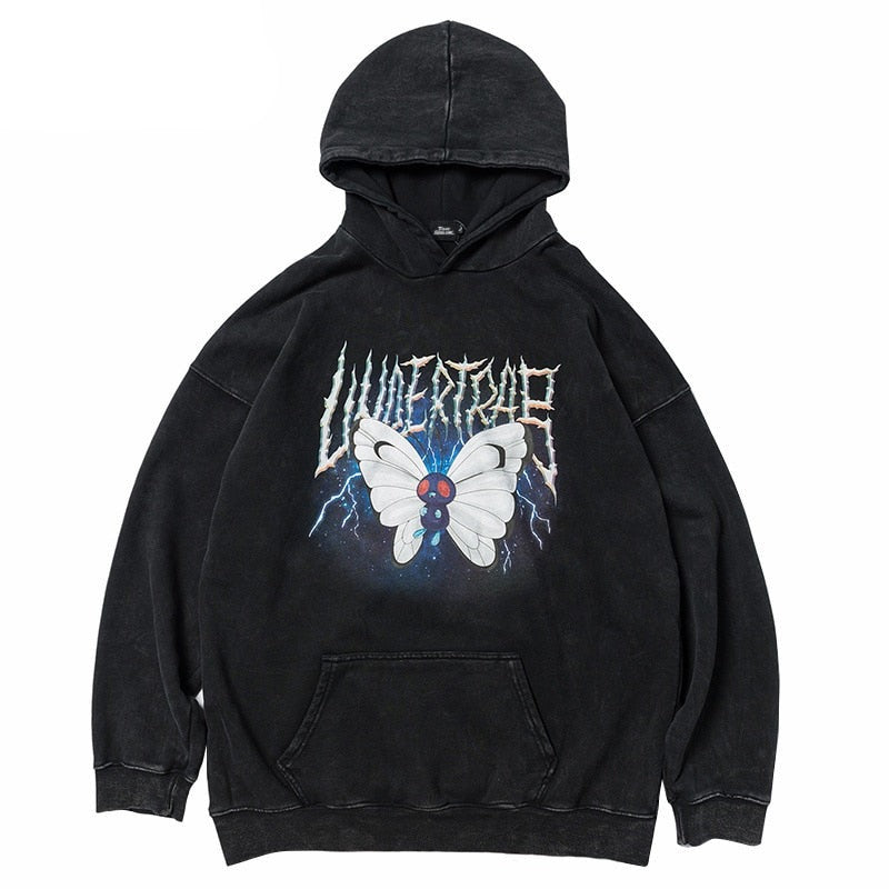 "Undertaker" Unisex Men Women Streetwear Graphic Hoodie Daulet Apparel