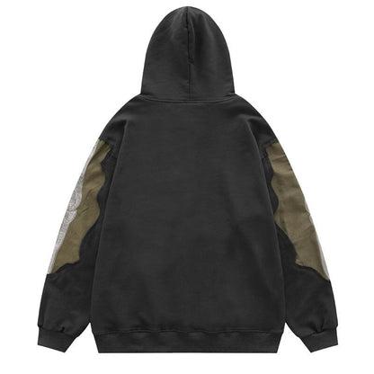 "Diamond Star" Unisex Men Women Streetwear Graphic Hoodie Daulet Apparel