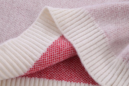 Men Knitted Sweater Jumper Casual Polo Neck Letter Casual Long Sleeve Streetwear Hip Hop Autumn Winter Pullover Knitwear Sweater Street King Limited