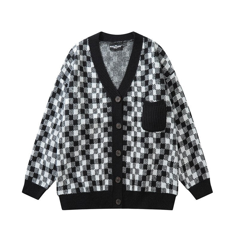 "Plaid Style" Unisex Men Women Streetwear Cardigan Daulet Apparel