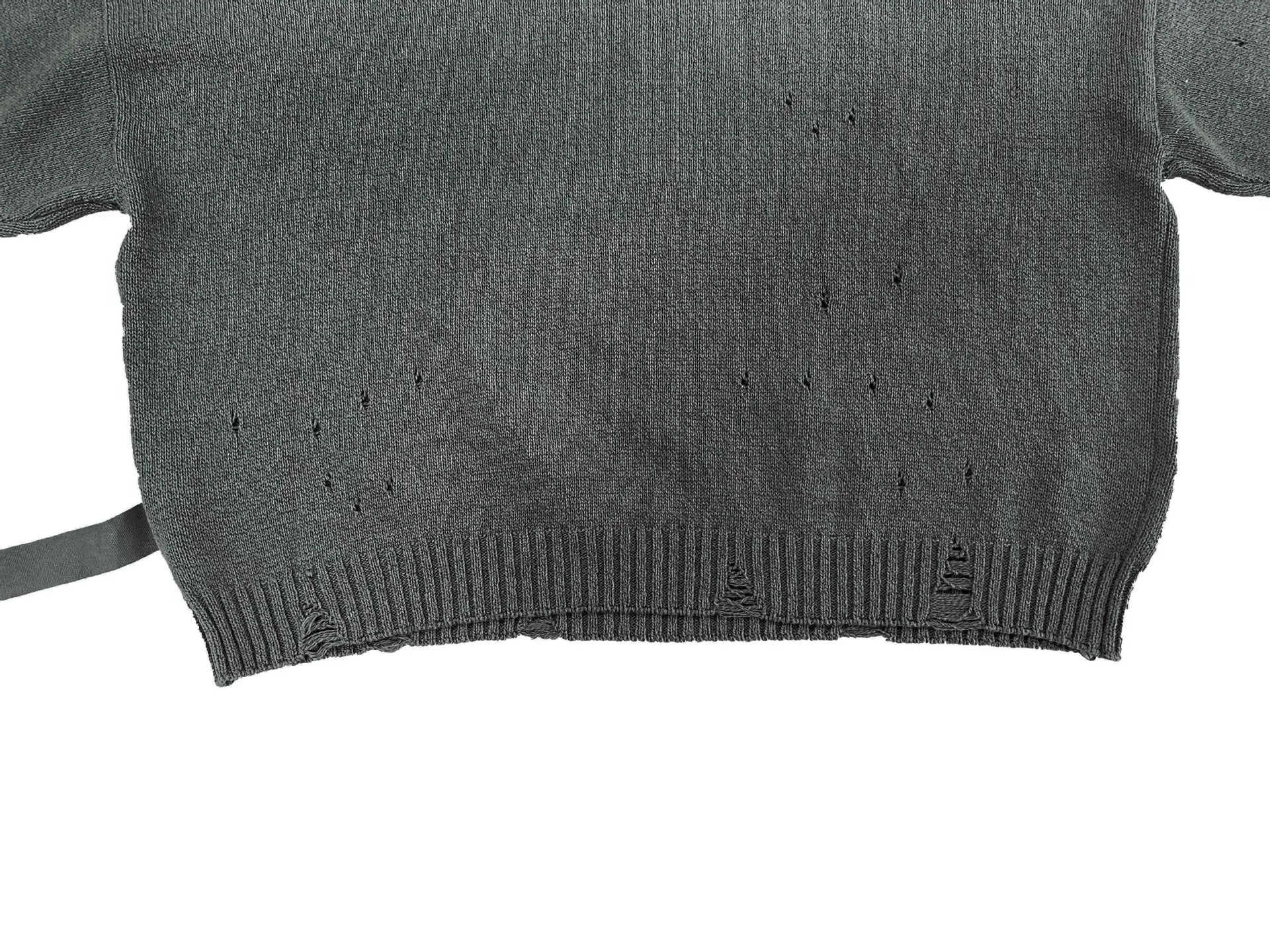 New 2023 Men Luxury Under my car Holes gentleman Classic Cotton Knit Casual Sweaters pullover Asian Size High Drake #49 Street King Limited