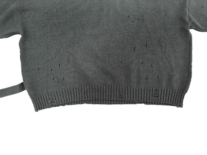 New 2023 Men Luxury Under my car Holes gentleman Classic Cotton Knit Casual Sweaters pullover Asian Size High Drake #49 Street King Limited