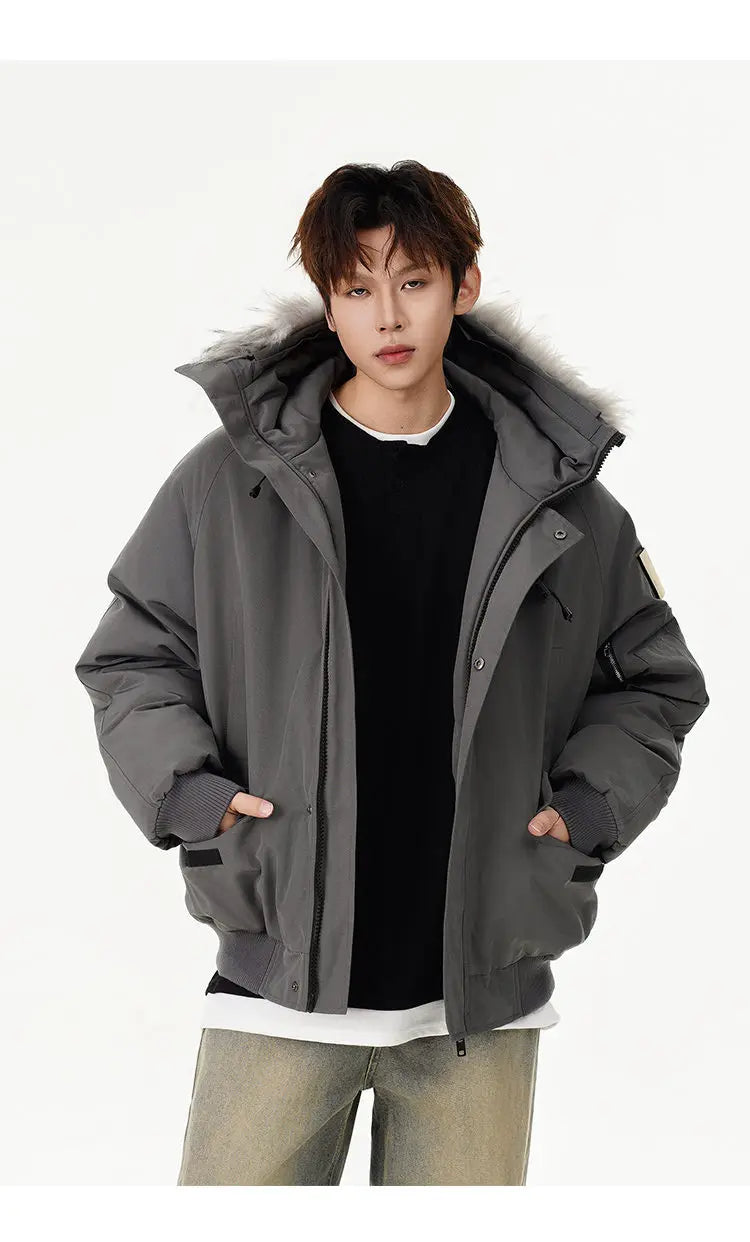 men winter streetwear loose casual fashion cotton padded hooded parkas bomber jacket women oversize thicken coat outerwear unique default style 970
