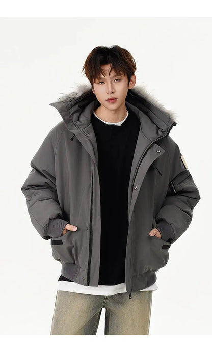 men winter streetwear loose casual fashion cotton padded hooded parkas bomber jacket women oversize thicken coat outerwear unique default style 970