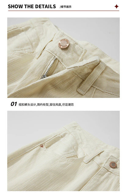 men classic fashion vintage casual loose plus size 28 42 straight white soft denim jeans pant cityboy jeans long trousers man unique jeans style 2007