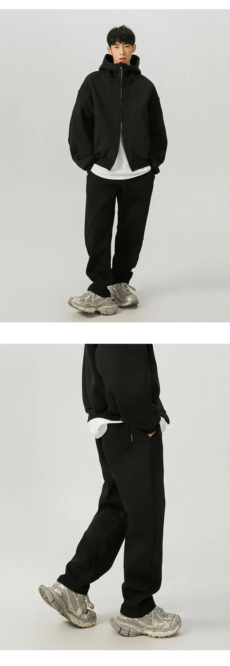 men sport sets hood coat pant streetwear loose casual hoody short sweatshirt jacket trouser women hoodie sweatpant tracksuit unique joggers style 2792