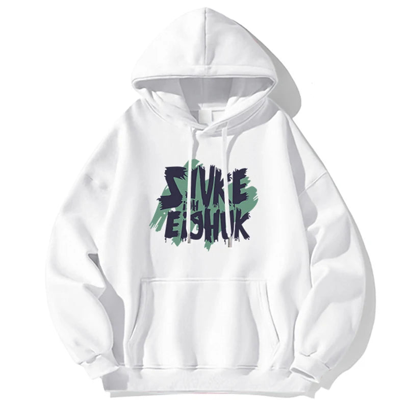 Autumn Design Letter Print Fleece Hoodies For Men Fashion Hip Hop Oversized Sweatshirt Y2K Streetwear Pullover Hoodie Clothing Street King Limited
