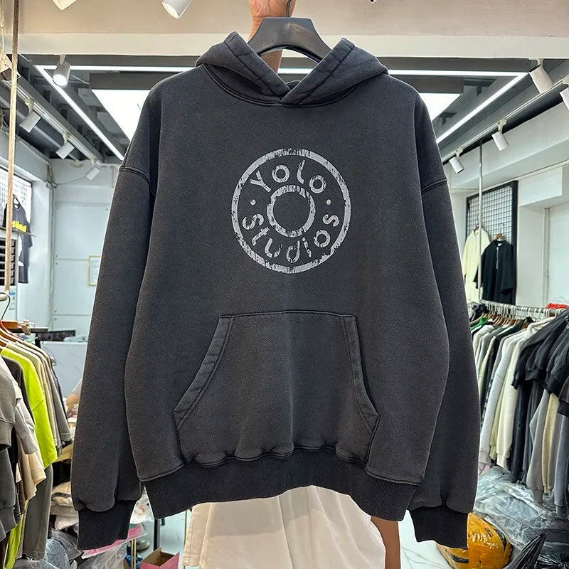 Fleece cotton blend hoodie Street King Limited