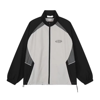 new sport charge jacket mens korean trend color blocking quick drying thin coats summer outdoor sunscreen casual windbreaker unique default style 1936
