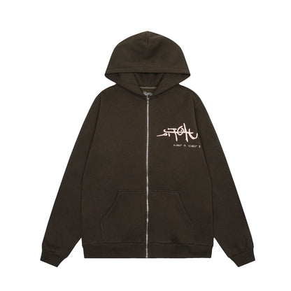 new 2023 men rib sleeve utopia oil painting high couple baseball coats jackets hoody thicken coat motor pilot winter warm 673 unique default style 161