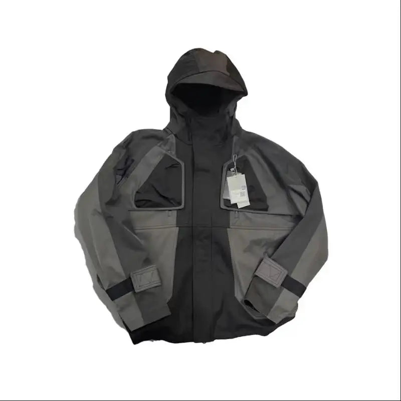New 2023 Mens Undermycar Armor Zipper Parkas Windproof Hhooded Jacket Tatting Multiple pockets outdoor Wear size M L XL #490 Street King Limited