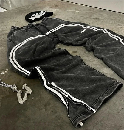 harajuku casual street y2k new fashion trend loose pants women joker wide leg pants couple popular oversized straight trousers urban fashion pants