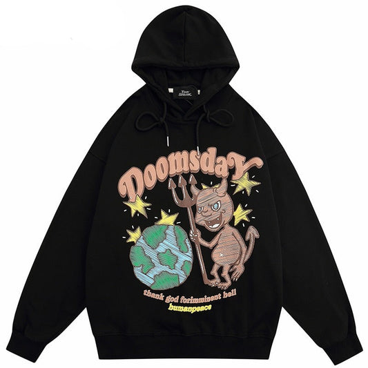 "Bloody Sunday" Unisex Men Women Streetwear Graphic Hoodie Daulet Apparel