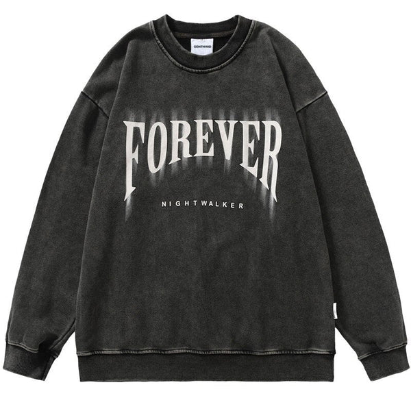 "Together Forever" Unisex Men Women Streetwear Graphic Sweatshirt Daulet Apparel