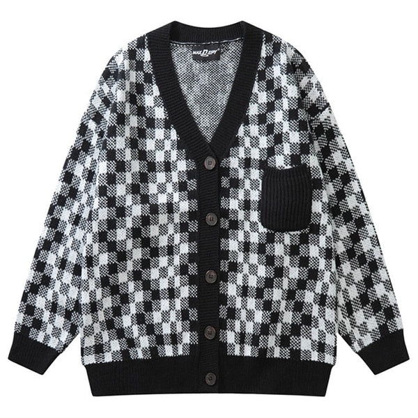 "Plaid Style" Unisex Men Women Streetwear Cardigan Daulet Apparel