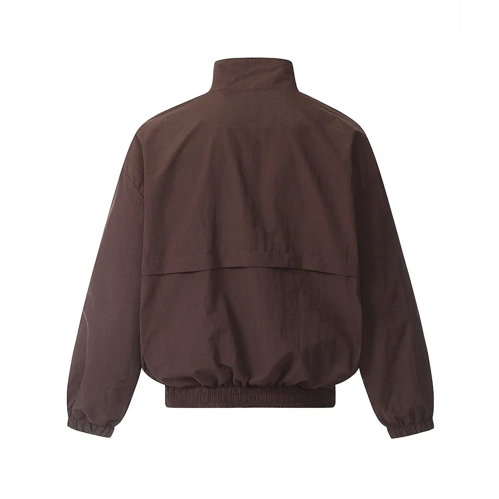 high street contrast color sunscreen clothes mens and womens summer thick fabric breathable casual baggy jacket oversized clean everyday pants