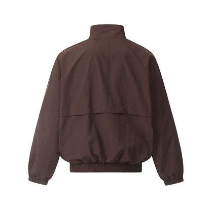 high street contrast color sunscreen clothes mens and womens summer thick fabric breathable casual baggy jacket oversized clean everyday pants
