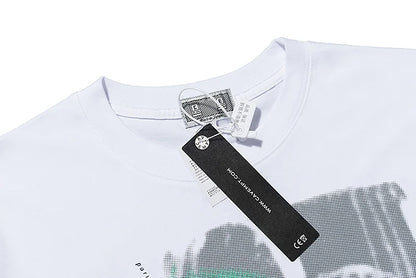 High Quality CAVEMPT Tops Tee Phantom Letter Printing Classic All-match Men Woman Loose O-Neck Summer C.E T Shirt Street King Limited