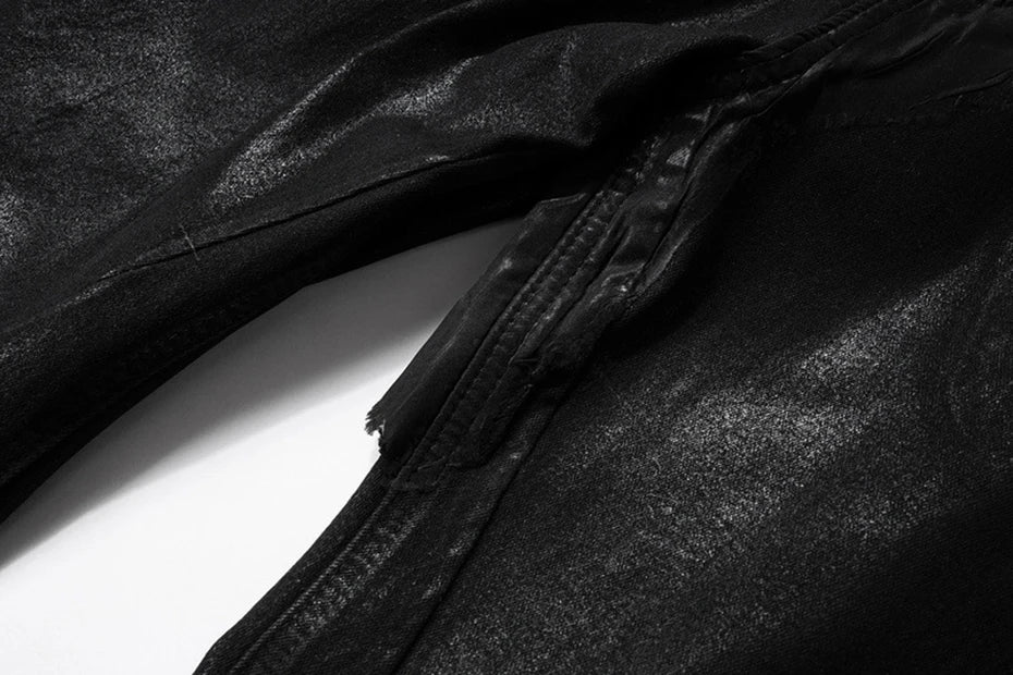 hi street flared jeans men broken patchwork denim pants streetwear harajuku luxury designer black jeans trousers male unique jeans style 470
