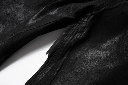 hi street flared jeans men broken patchwork denim pants streetwear harajuku luxury designer black jeans trousers male unique jeans style 470