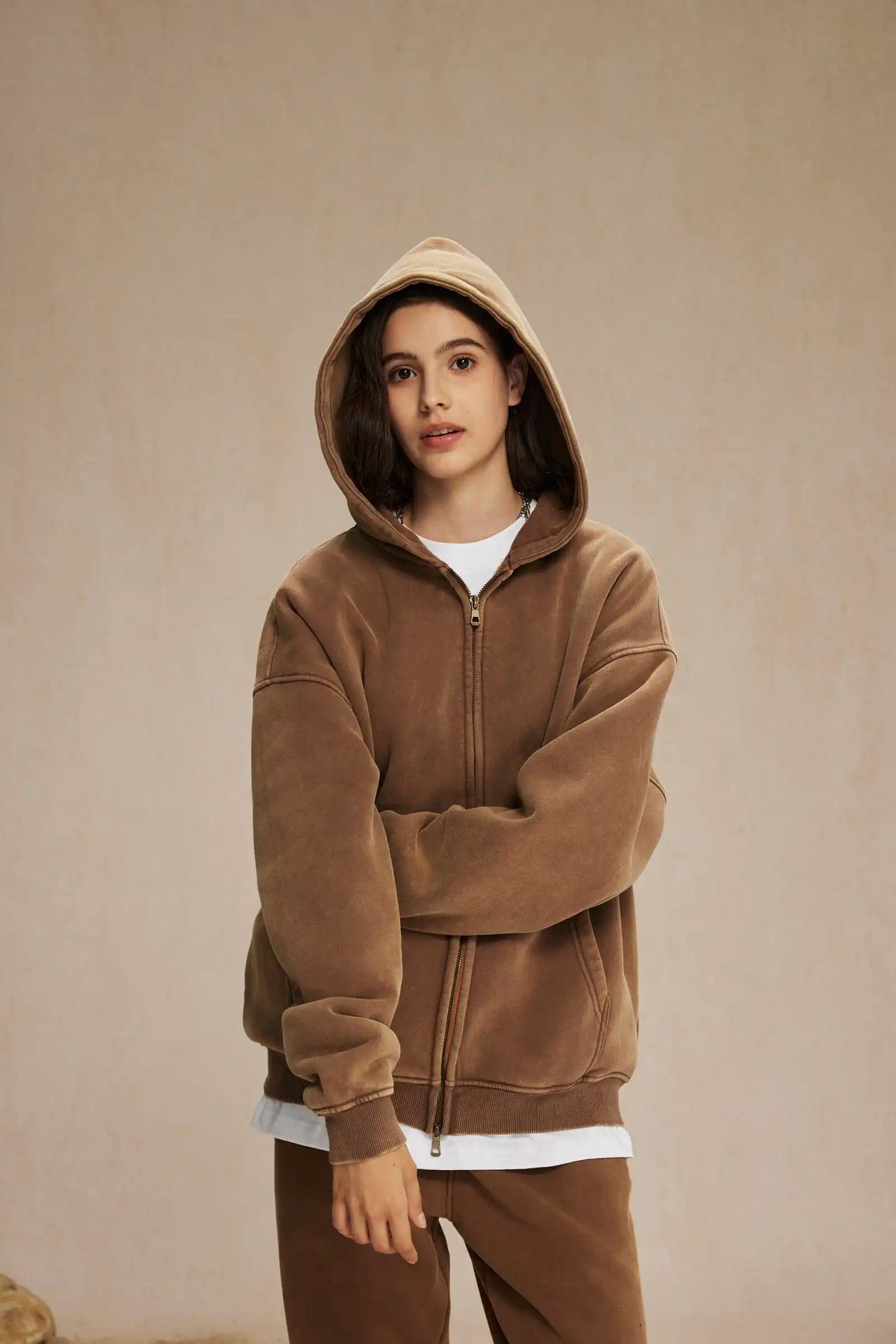 Batik fleece zippered hoodie Street King Limited