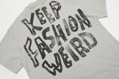Black White Blue SAINT T-shirt Men Woman Good Quality Vintage Cartoon Pattern Printing Loose Casual Top Tees Street King Limited