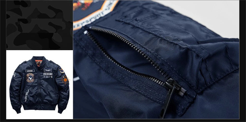 2023 hot bomber jacket mens air force ma 1 military baseball jacket plus size coat thick cargo jacket men clothing unique cargo style 5552