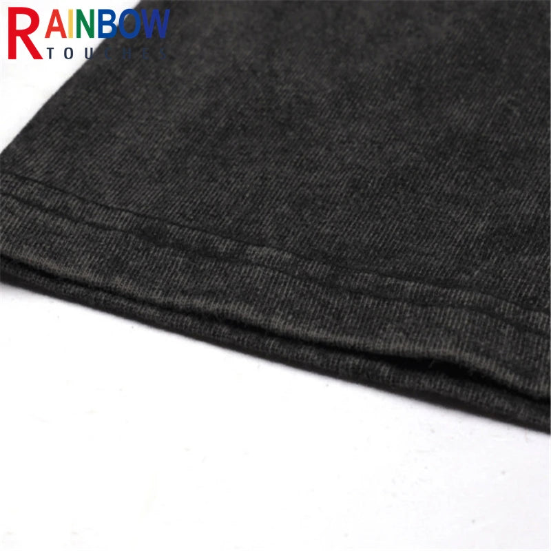 Rainbowtouches Summer T-shirts Oversized Men Fashion Acid Wash T-Shirt Loose Hip Hop High Street Style Unisex Quality Clothing Street King Limited