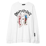 "Don't Know" Unisex Men Women Streetwear Graphic Sweatshirt Daulet Apparel