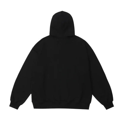 Fashion Punk Rivets Hoodies Pullover Hooded Sweatshirts Harajuku Women Streetwear Skateboard Casual Patchwork Tops Men Hoodies Street King Limited
