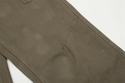 american style cargo jeans mens black loose straight denim pants casual baggy jeans trousers unique cargo style 2740