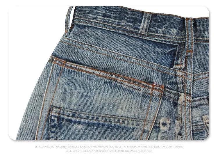 Graffiti splash ink paint baggy jeans Street King Limited