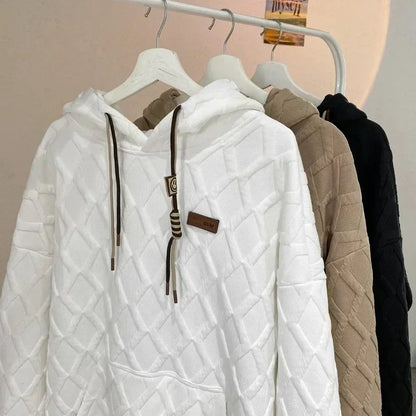 2024 New Men's Hoodie Fashion Korean Casual Loose Hooded Shirt Large Size Harajuku Couple Clothing Hip Hop Streetwear Street King Limited