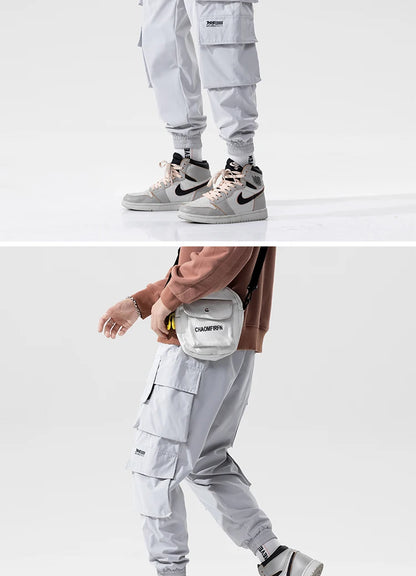 streetwear mens hip hop jogging pants casual men trousers big size loose sweatpants male 2023 new multi pocket harem pants 5xl unique joggers style 2707