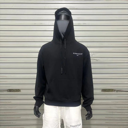 Black Rice White IH NOM UH NIT Hoodies Roses Masked Men Printing Loose Casual Lovers Men Woman Pullover Sweatshirts Street King Limited
