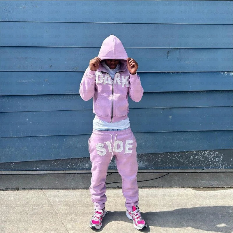 Y2K Hoodie Sweatshirt Hip Hop Retro Patch Embroidery Oversized Hoodie Sweatshirt Men Women Gothic Pullover 2000s Hoodie Clothes Street King Limited