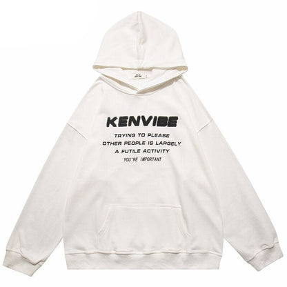 "Wrong Vibes" Unisex Men Women Streetwear Graphic Hoodie Daulet Apparel