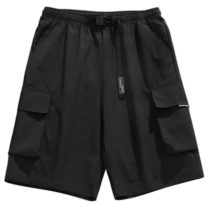 summer mens breathable cargo shorts 2025 multi pockets shorts homme loose gym short pants casual outdoor beach short overalls unique cargo style 3153